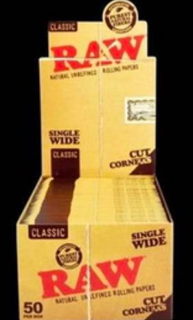 RAW Single Wide Cut Corner Classic