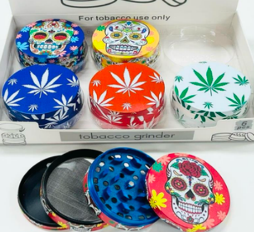 Skull Metal Grinder 4pcs (80/40mm)