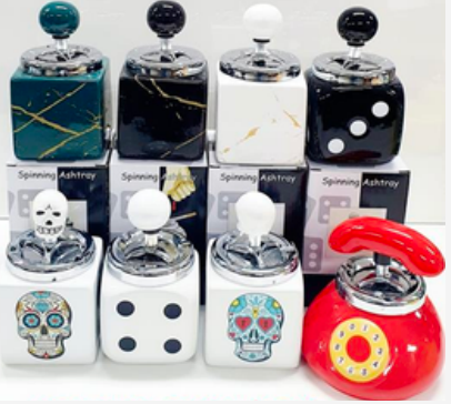 Spinning Ashtray Assorted