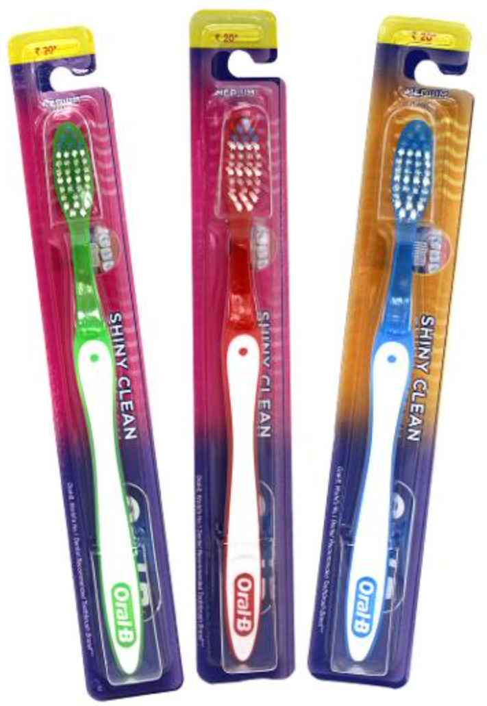 Oral B Shiny Clean Toothbrush Medium