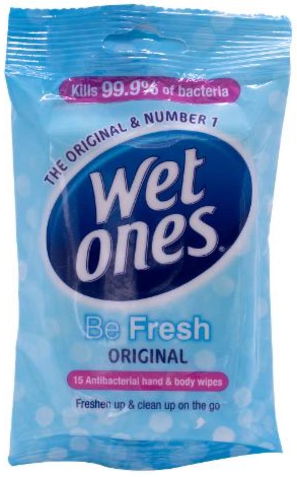 WetOnes Original Travelpack 15pk