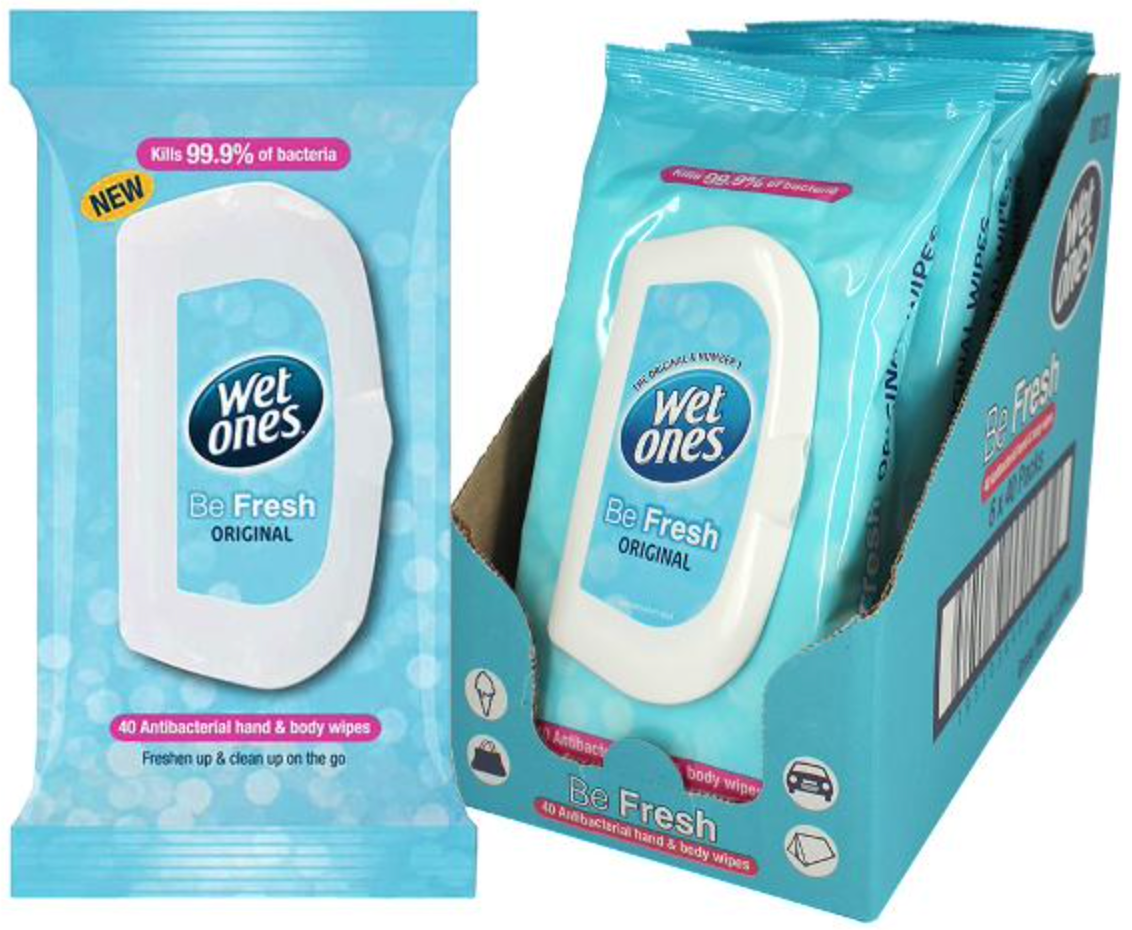 WetOnes Original Travelpack 40pk