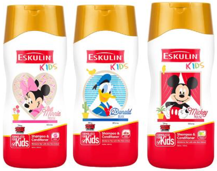 Disney Eskulin Kids 2 in 1 Shampoo & Conditioner 200ml