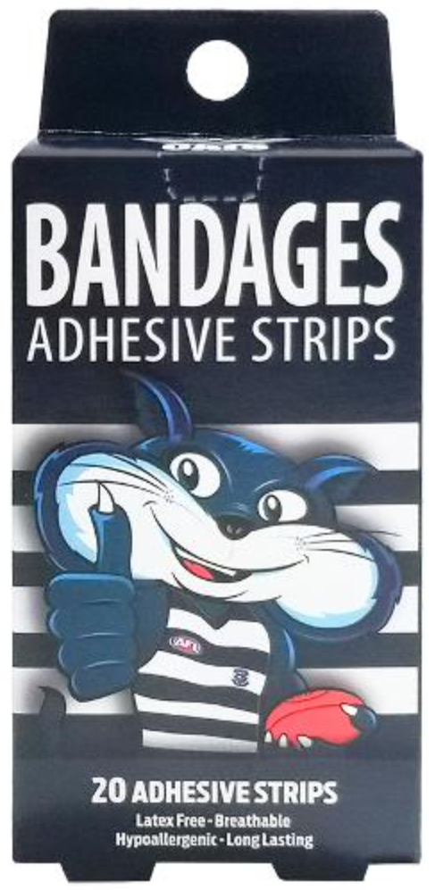 AFL Geelong Band-Aids 20pk