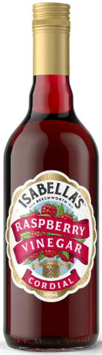 Isabella's Raspberry Vinegar Cordial 700ml