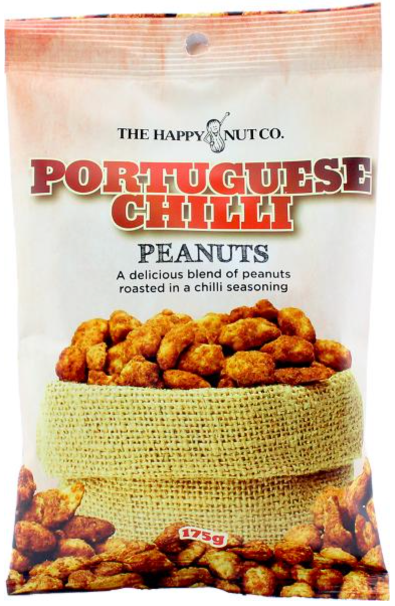 Happy Nut Co. Portuguese Chilli Peanuts 175g