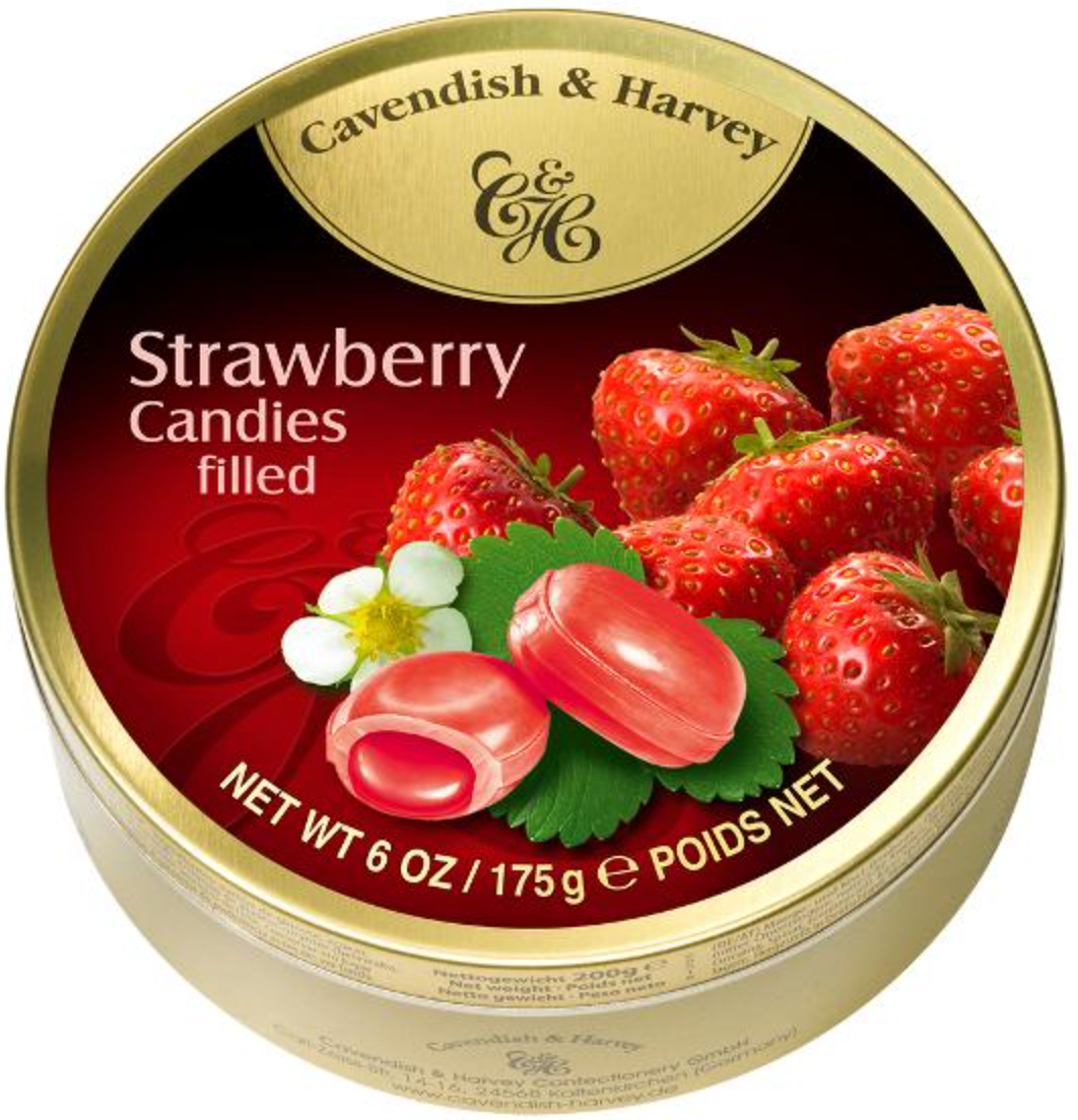 Cavendish & Harvey Strawberry Candies Filled 175g