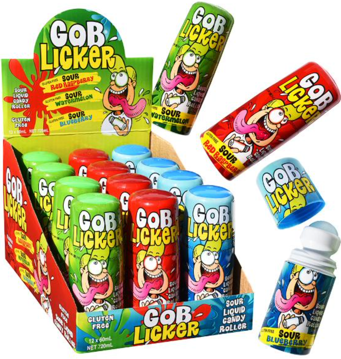 Gob Licker Sour Watermelon Blueberry