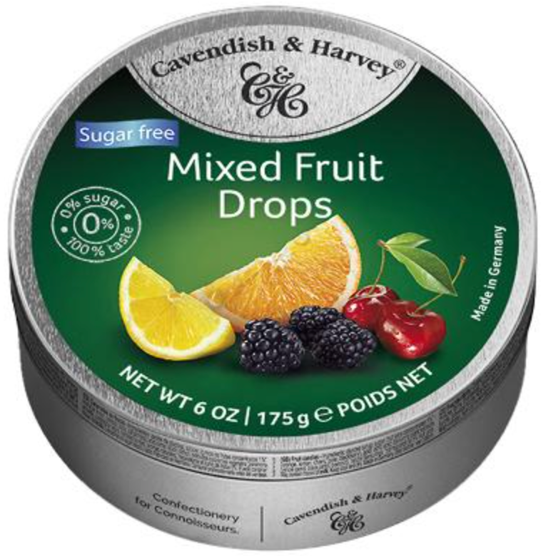 Cavendish & Harvey Sugar Free Mixed Fruit 175g