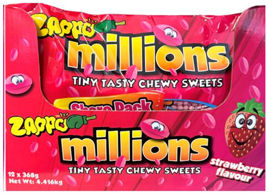 Zappo Millions Strawberry 368g