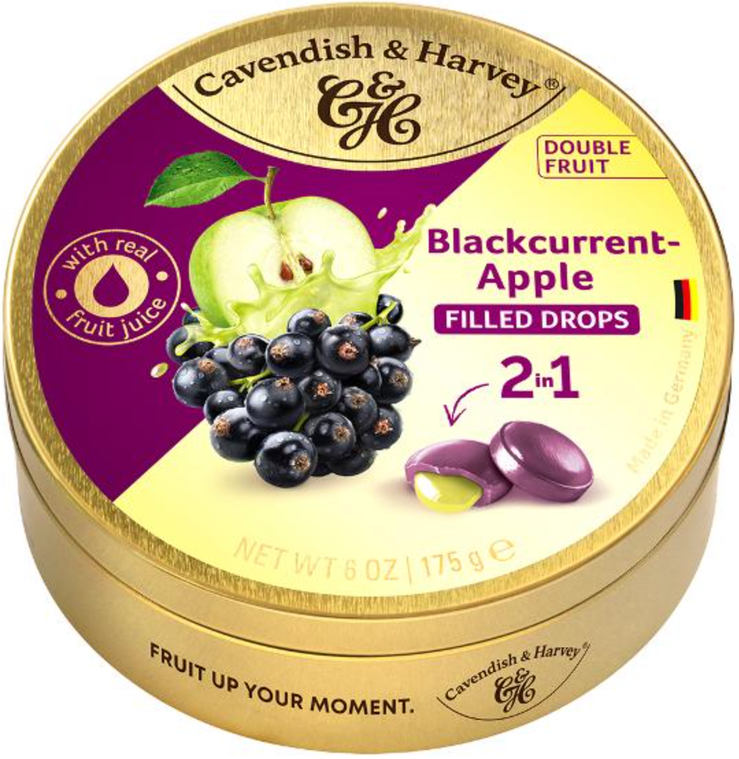 Cavendish & Harvey Blackcurrant & Apple 175g