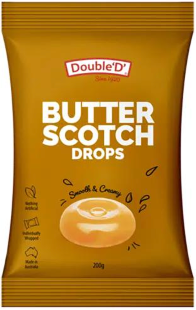Double 'D' Butterscotch 200g