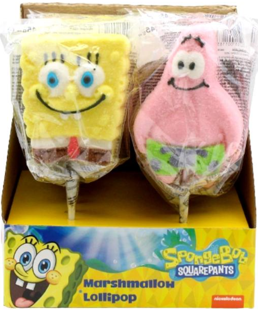 Spongebob Marshmallow Pops 45g