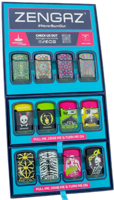 Zengaz Cube Jet Flame Lighters Design 3
