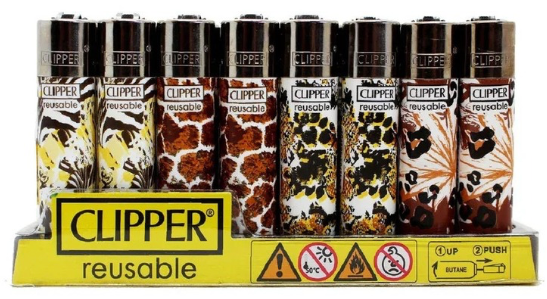 Clipper Lighters Safari Pattern