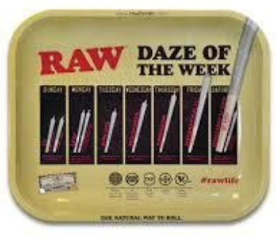 RAW Daze Rolling Tray Medium 18.5cm x 19cm