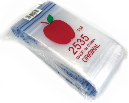 Clear Baggies - Size 2535