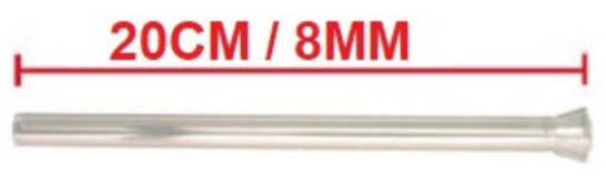 Cocktail Stirrer - Glass Stem 20cm x 8mm