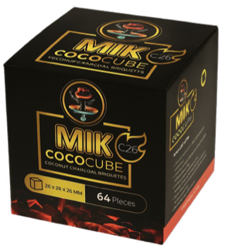 MIK Coco Cube Shisha Coconut Charcoal Briquettes 1kg