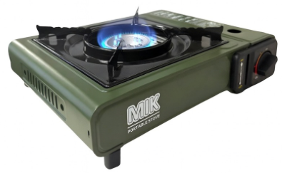 MIK Coco Green Portable Gas Stove + Carry Case