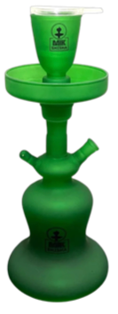 MIK Coco LED Green Frosted Shisha + Case (36cm)