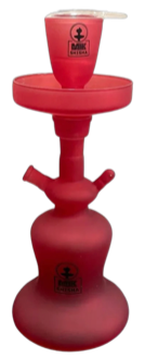 MIK Coco LED Red Frosted Shisha + Case (36cm)