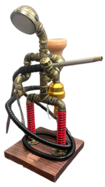 MIK Metal Robot Man LED Shisha (45cm)