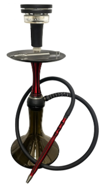 MIK Coco Glass and Metal Shisha Assorted (60cm)