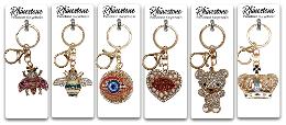 Crystal Metal Keychain