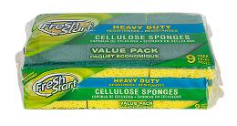 Fresh Start Heavy Duty Sponge 9pk