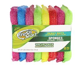 Fresh Start Heavy Duty Sponge 8pk