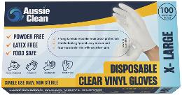 Aussie Clean Disposable Gloves 100pk