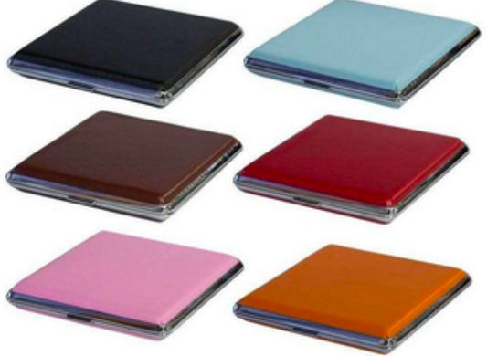 Metal & Leather Case Coloured