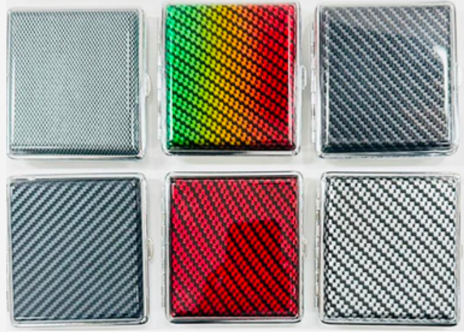 Metal Case Silver & Coloured