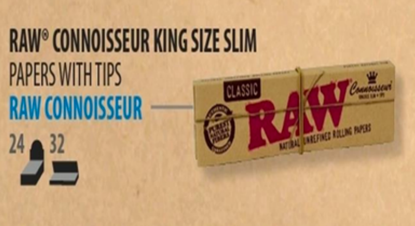 RAW King Slim Classic with Tips