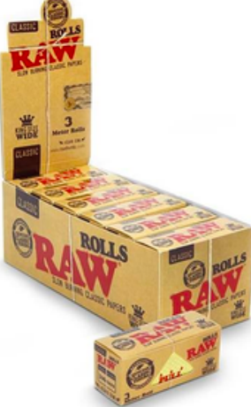 RAW King Wide 3M Roll Organic