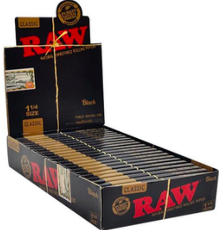 RAW Black 1 1/4 Classic