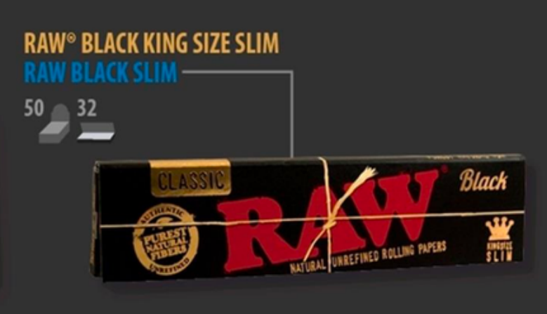 RAW Black King Slim Classic