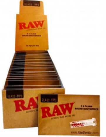 RAW Glass Tips Flat