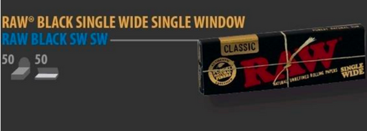 RAW Black Single Wide with Window