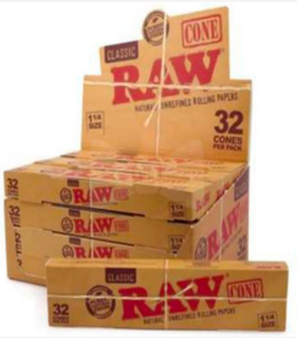 RAW 1 1/4 Cone 32PK Classic