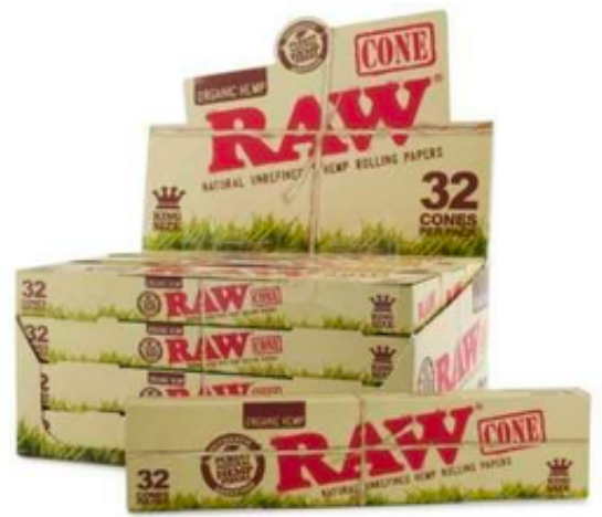 RAW King Cone 32PK Organic