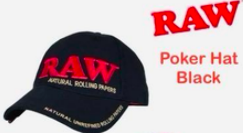 RAW Flat Poker Hat