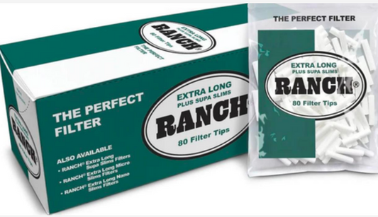 Ranch Extralong Supaslim Green Filters