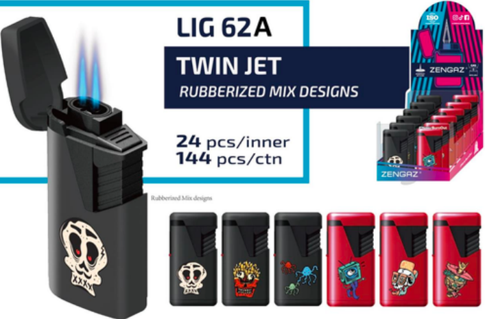 Black & Red Twin Jet