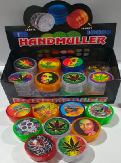 Medium Plastic Grinder 4pcs (60/35mm)