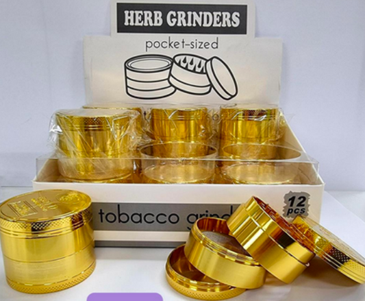 Gold Metal Grinder 4pcs (50/43mm)