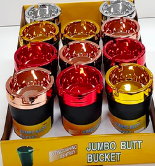 Butt Bucket Jumbo Coloured Chrome Rim Design 1