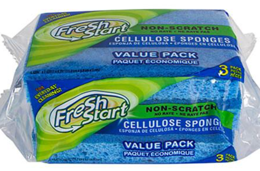 Fresh Start Blue Sponge 3pk