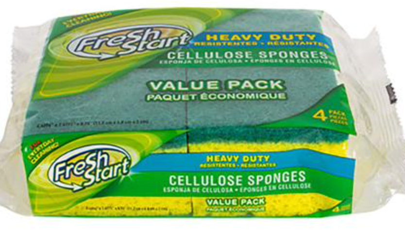 Fresh Start Heavy Duty Sponge 4pk